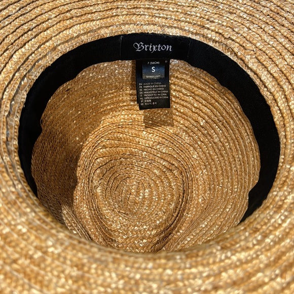 NWOT Brixton straw hat - Picture 3 of 4